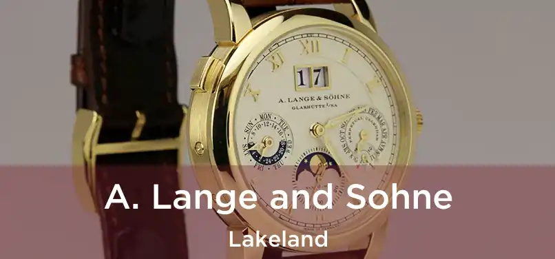  A. Lange and Sohne Lakeland
